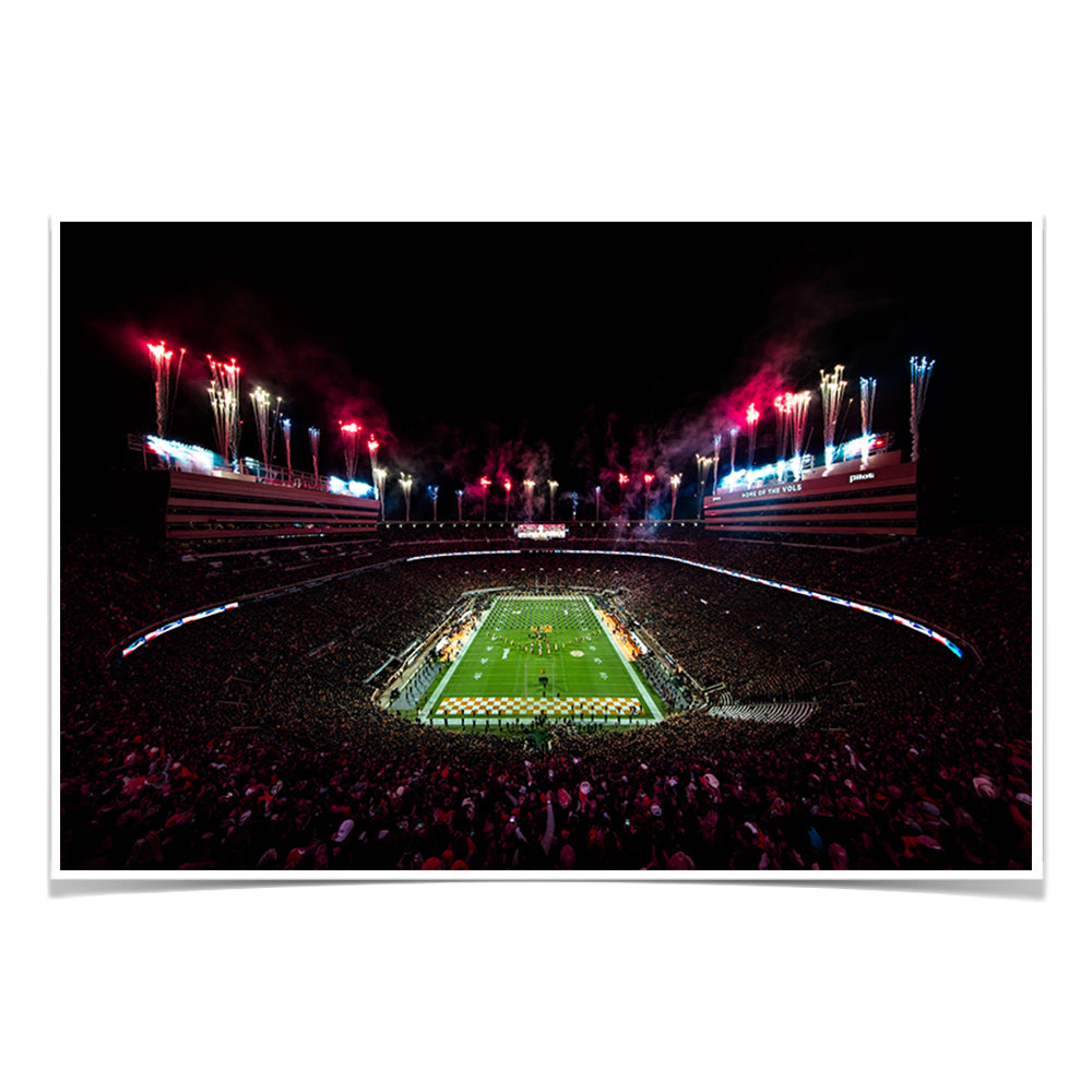 Tennessee Volunteers - Tennessee Red, White and Blue - Vol Wall Art #Canvas