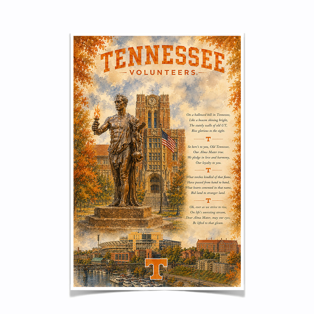 Tennessee Volunteers - Tennessee Volunteers Legacy - Vol Wall Art #Poster