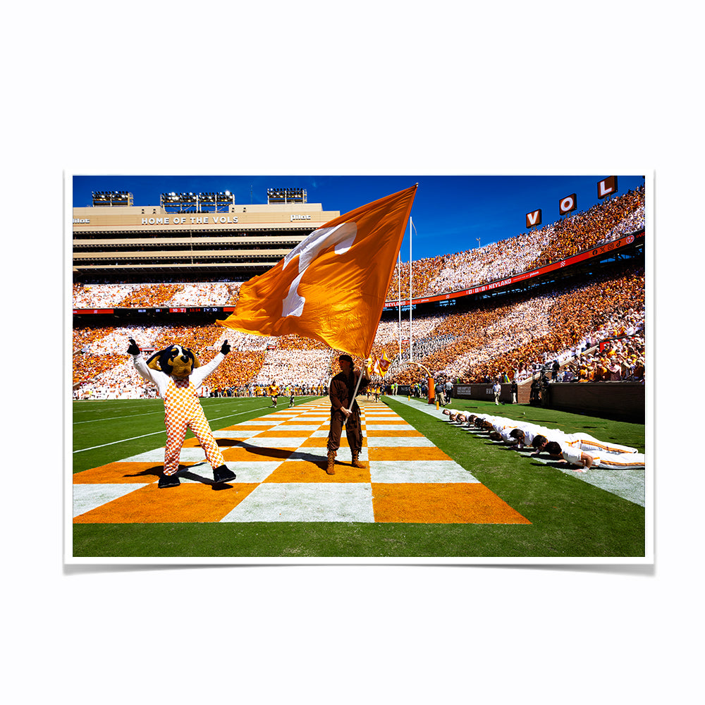 Tennessee Volunteers - Touchdown Celebration - Vol Wall Art #Poster