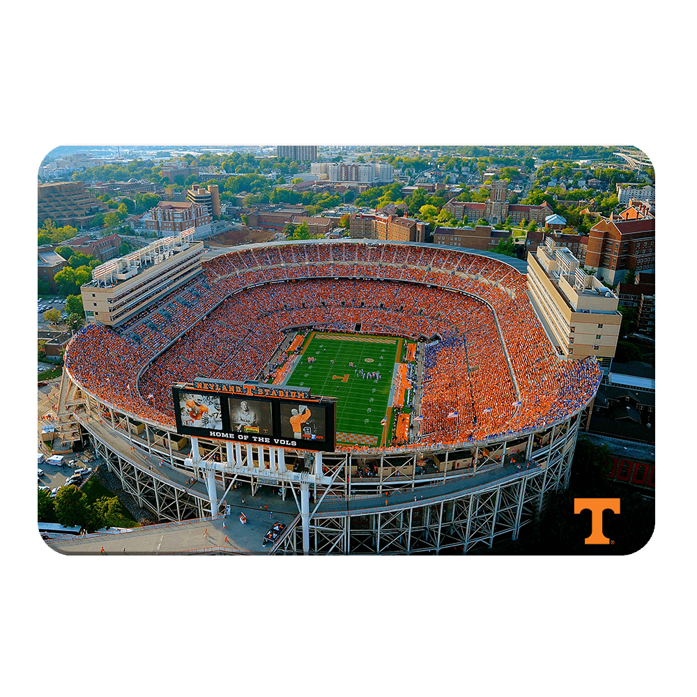 Tennessee Volunteers - Aerial Neyland Stadium - College Wall Art #Canvas