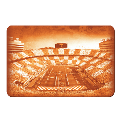 Tennessee Volunteers - Antique Neyland Checkerboard - College Wall Art #PVC