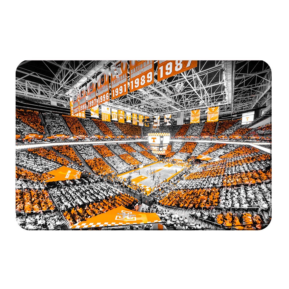 Tennessee Volunteers - Checkerboard Thompson-Boling DuoTone - College Wall Art #PVC