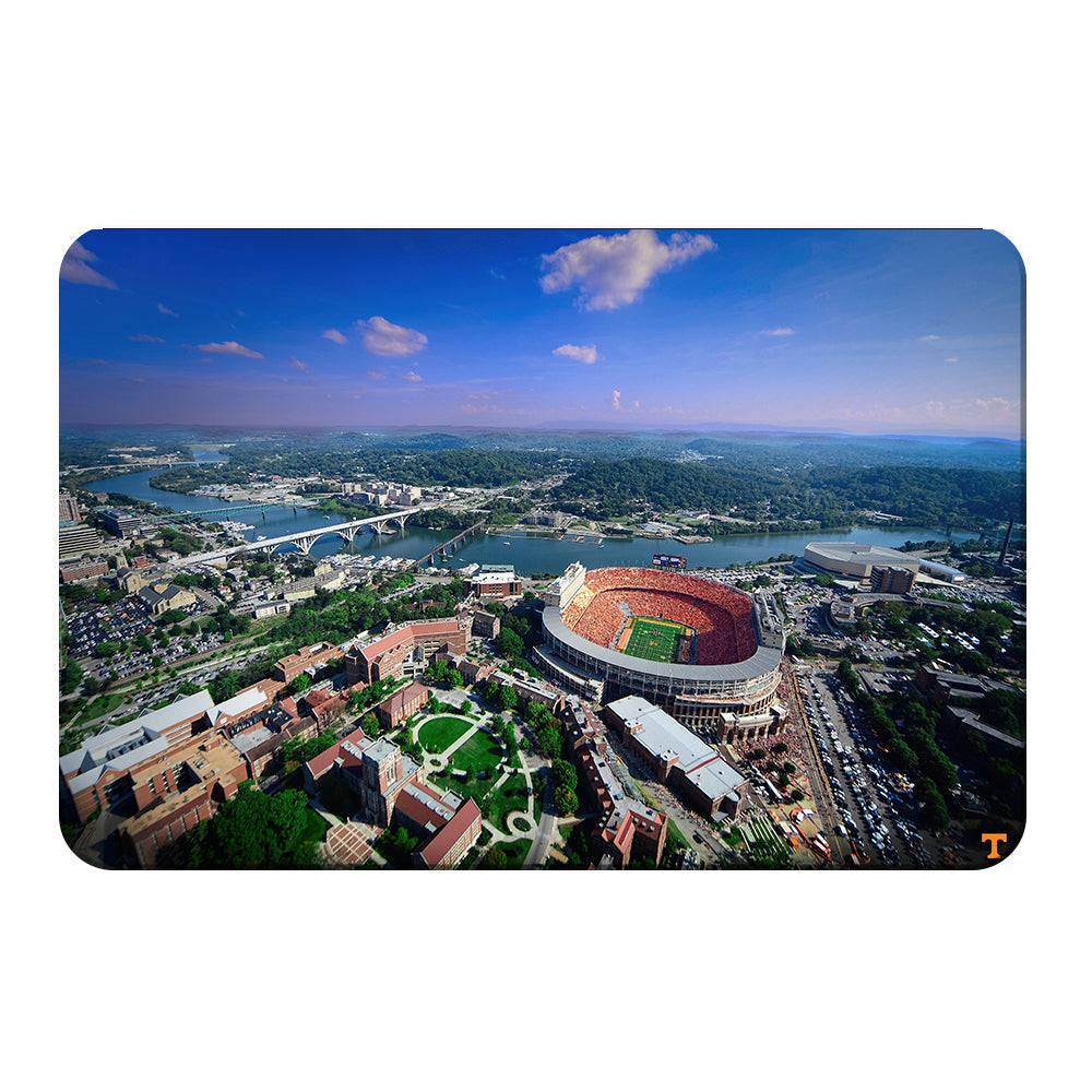 Tennessee Volunteers - Aerial Neyland on the Tennessee River - College Wall Art #Canvas