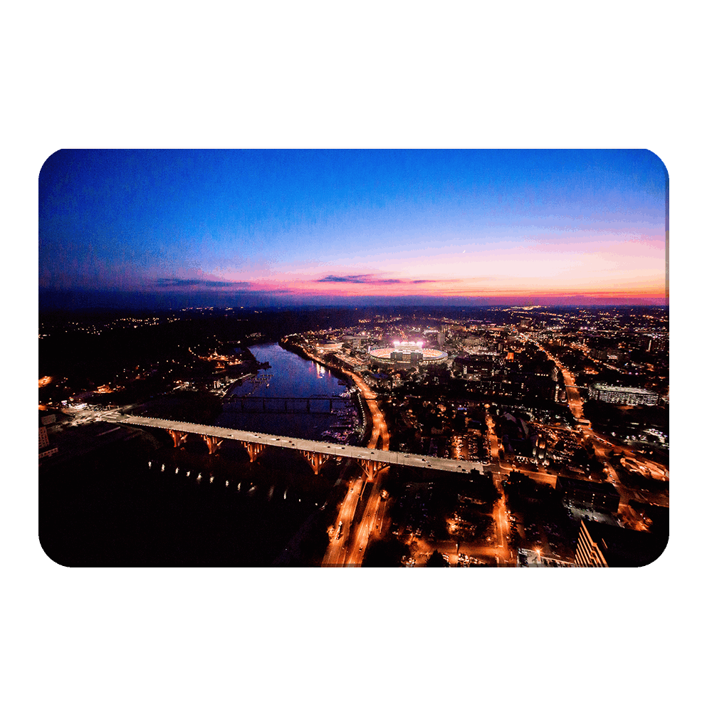 Tennessee Volunteers - Aerial sunset over Neyland - College Wall Art #Canvas
