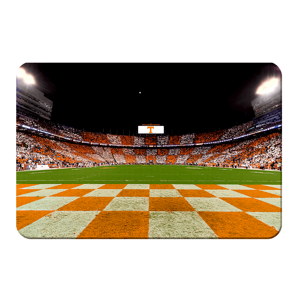 Tennessee Volunteers - Checkerboard Neyland Under the Lights - College Wall Art #Canvas