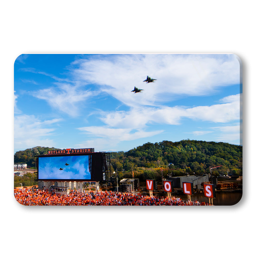 Tennessee Volunteers - Vols Fly Over - Vol Wall Art #Canvas 