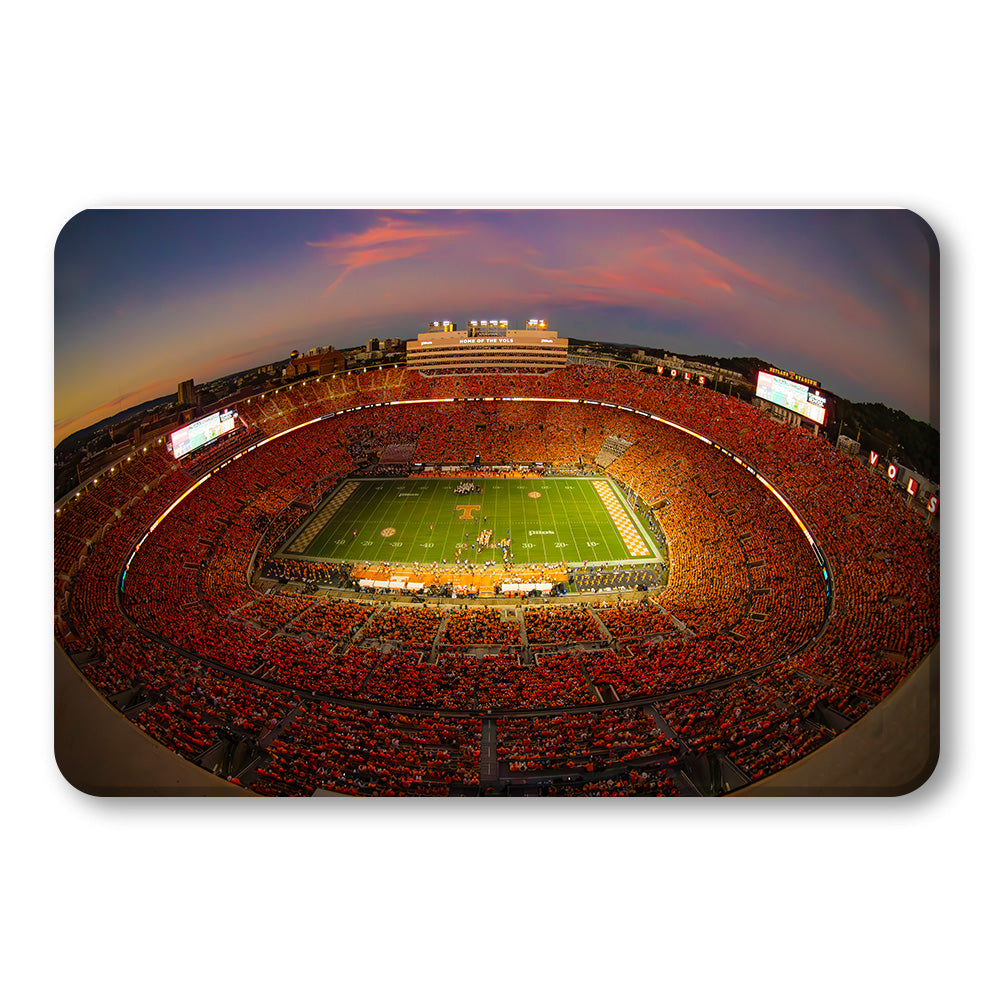 Tennessee Volunteers - Fisheye View of the Orange Out - Vol Wall Art #Canvas