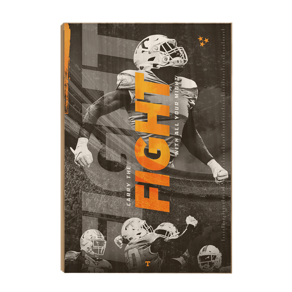 Tennessee Volunteers - Fight - College Wall Art #Canvas