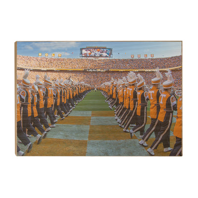 Tennessee Volunteers - Opening the T - College Wall Art #Wood