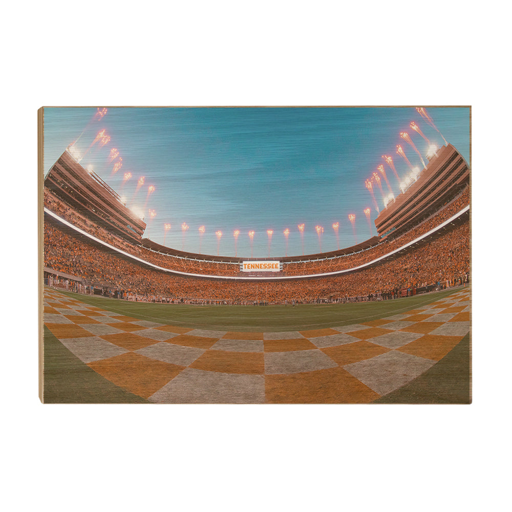 Tennessee Volunteers - Fisheye View Neyland Stadium - College Wall Art  #Canvas