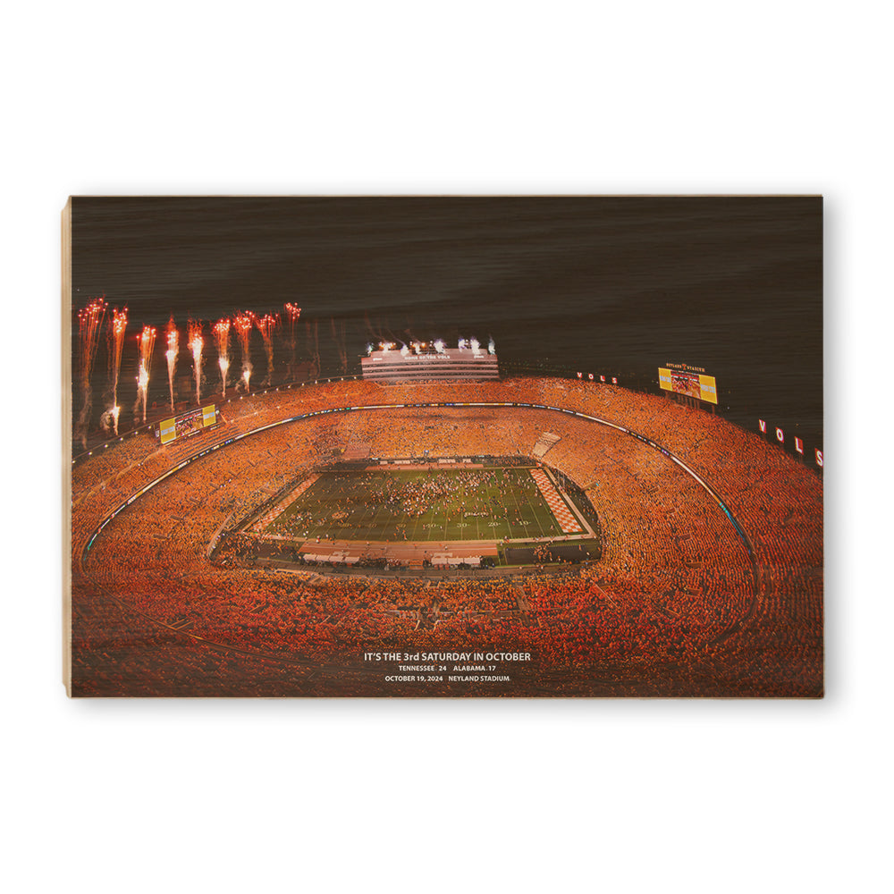 Tennessee Volunteers - Vols Win It's the 3rd Saturday in October 2024 - Vol Wall Art #Canvas