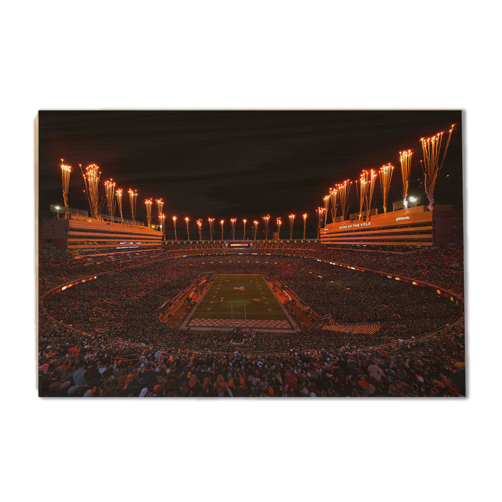 Tennessee Volunteers - Dark Mode - Vol Wall Art #Canvas