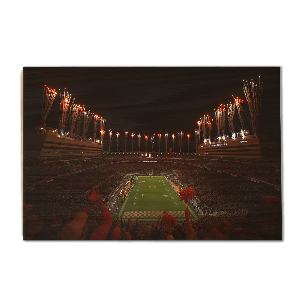 Tennessee Volunteers - Give Him Six Dark Mode - Vol Wall Art #Canvas