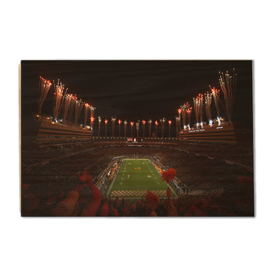 Tennessee Volunteers - Give Him Six Dark Mode - Vol Wall Art #Wood