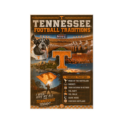 Tennessee Volunteers - Tennessee Traditions - Vol Wall Art #Wood