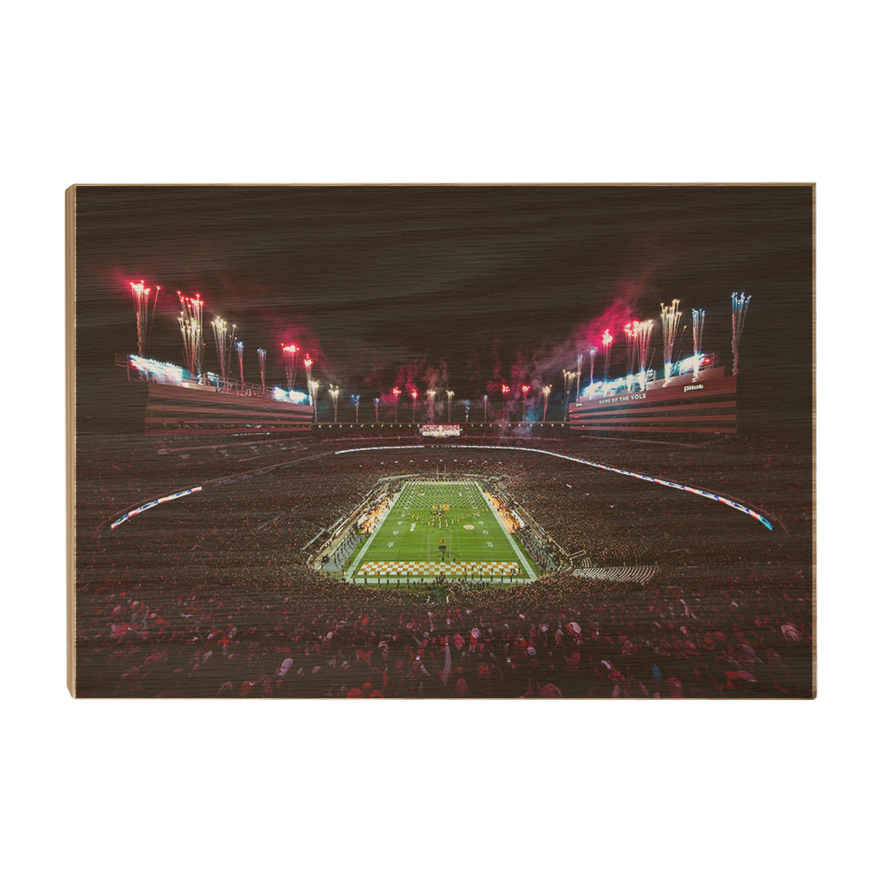 Tennessee Volunteers - Tennessee Red, White and Blue - Vol Wall Art #Canvas