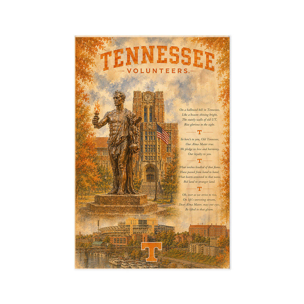 Tennessee Volunteers - Tennessee Volunteers Legacy - Vol Wall Art #Wood