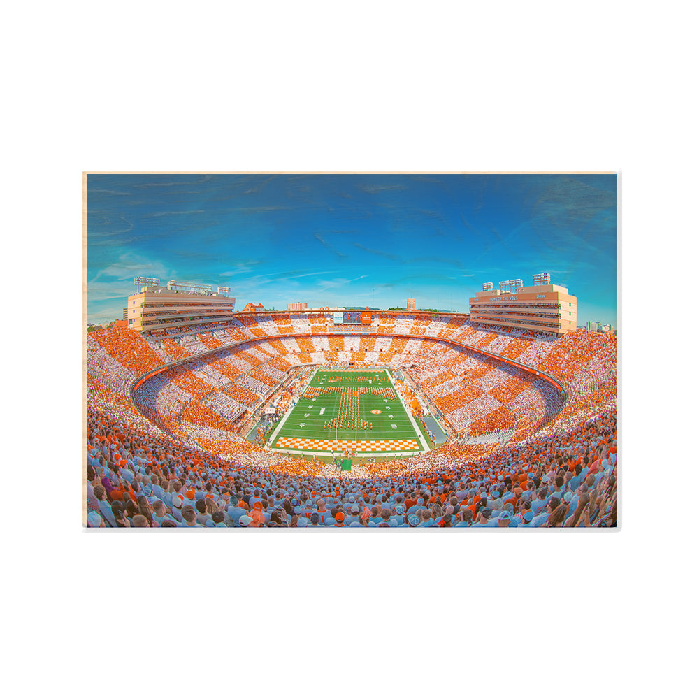 Tennessee Volunteers - Checker Neyland Pride of the Southland - Vol Wall Art #Wood