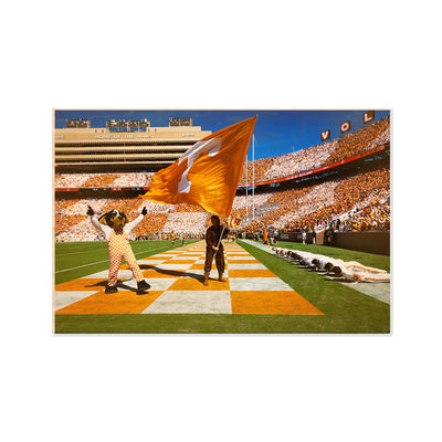 Tennessee Volunteers - Touchdown Celebration - Vol Wall Art #Wood