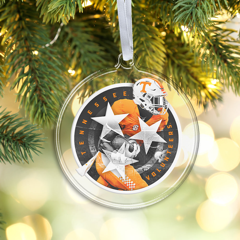 Tennessee Volunteers - Tri Star Volunteer Ornament & Bag Tag