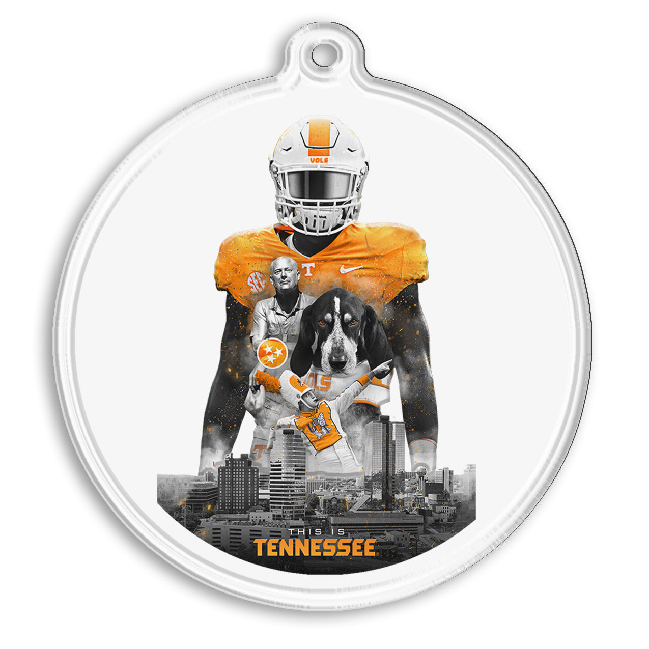 Tennessee Volunteers - This is Tennessee Bag Tag & Ornament