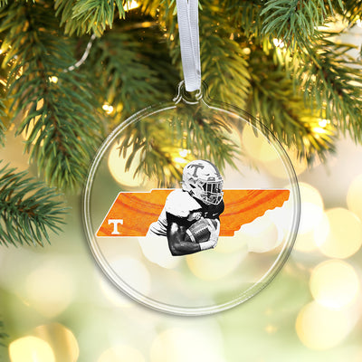 Tennessee Volunteers - Run Thru The State Bag Tag & Ornament