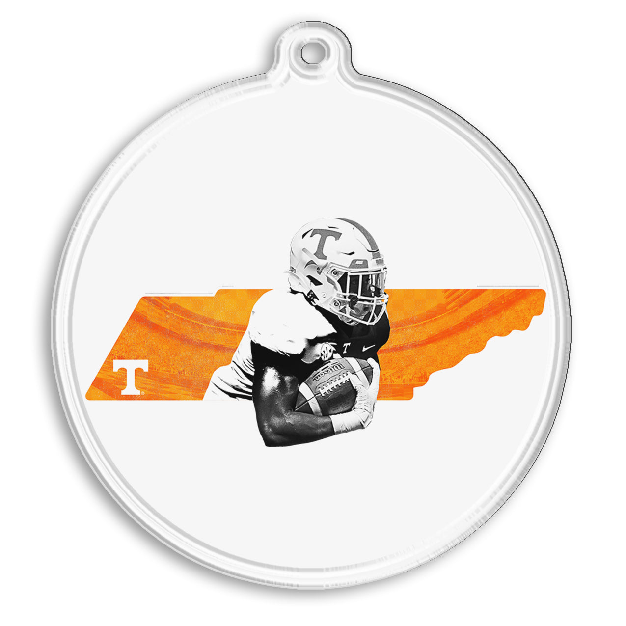 Tennessee Volunteers - Run Thru The State Bag Tag & Ornament