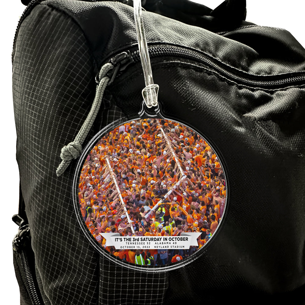 Tennessee Volunteers - The Goal Post is Down on the 3rd Saturday in October 2022 Ornament & Bag Tag