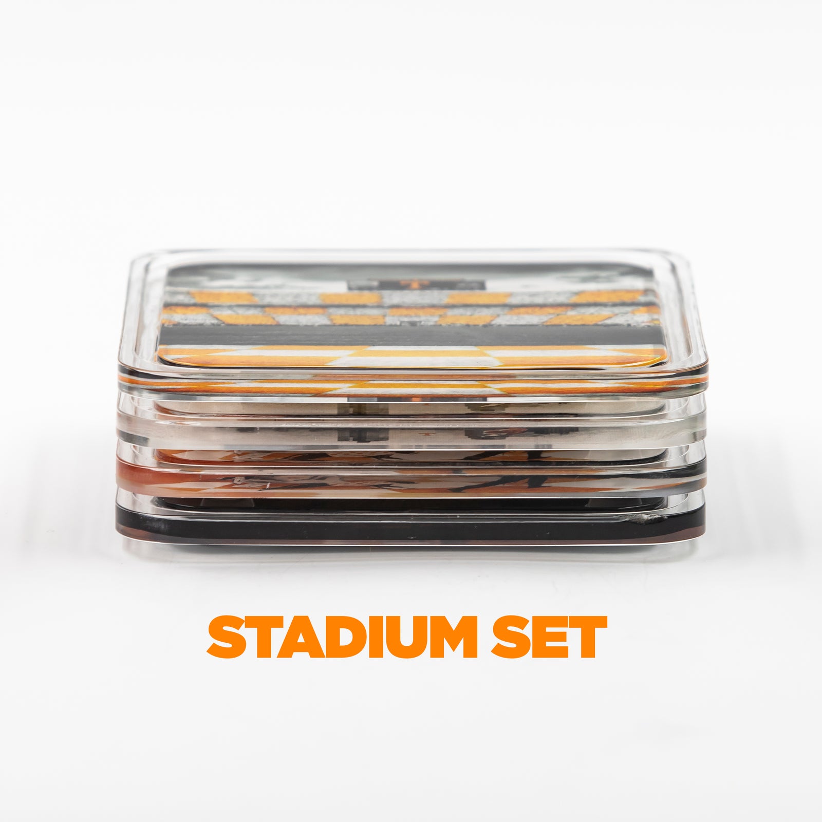 Tennessee Volunteers - Stadium Collection Set of 4 Drink Coasters