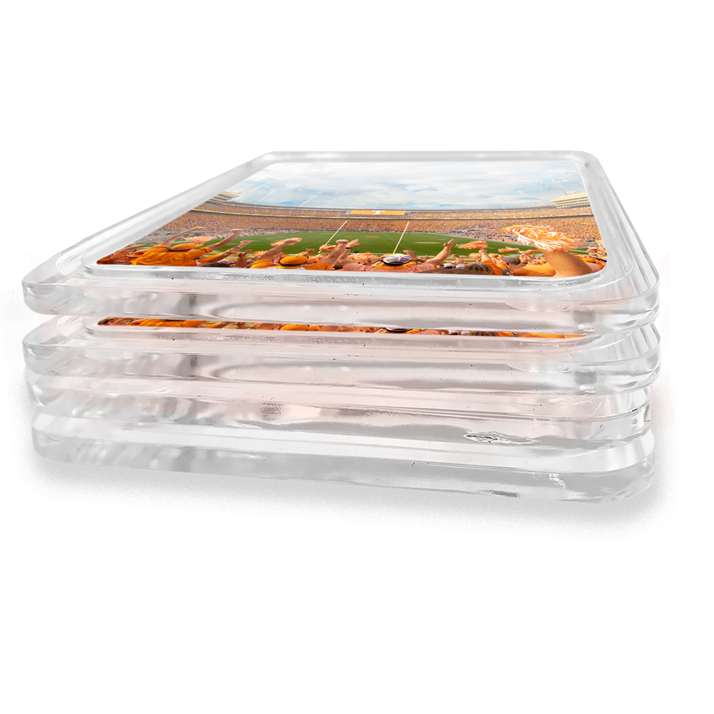 Tennessee Volunteers - Give Him Six End Zone Drink Coaster