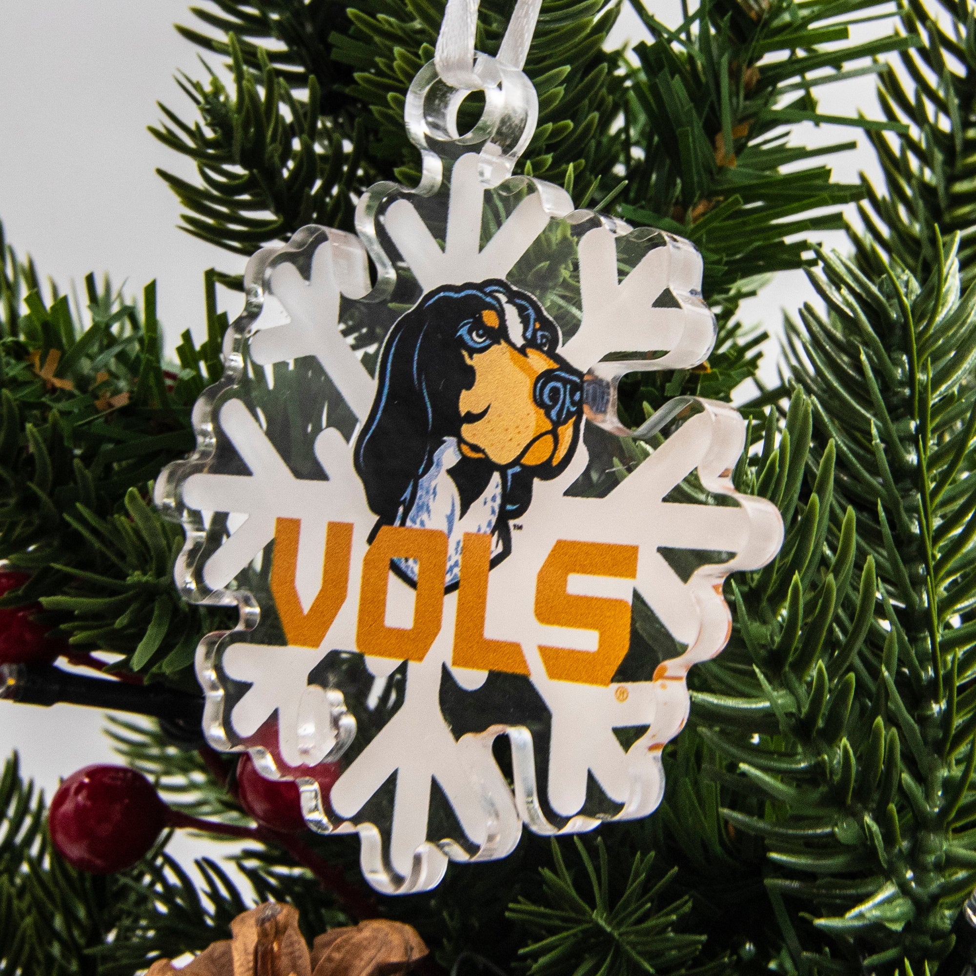 Tennessee Volunteers - Tennessee Snowflake Ornament