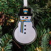 Tennessee Volunteers - Lady Vols Snowman Ornament & Bag Tag