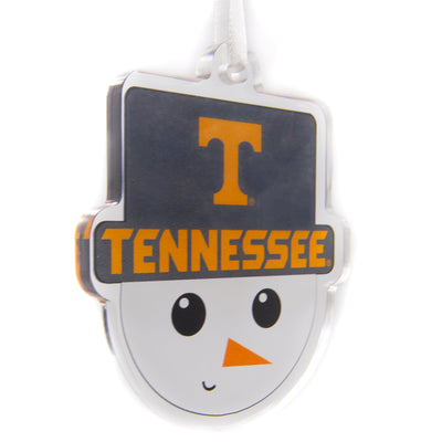 Tennessee Volunteers - Tennessee Snowman Head Ornament