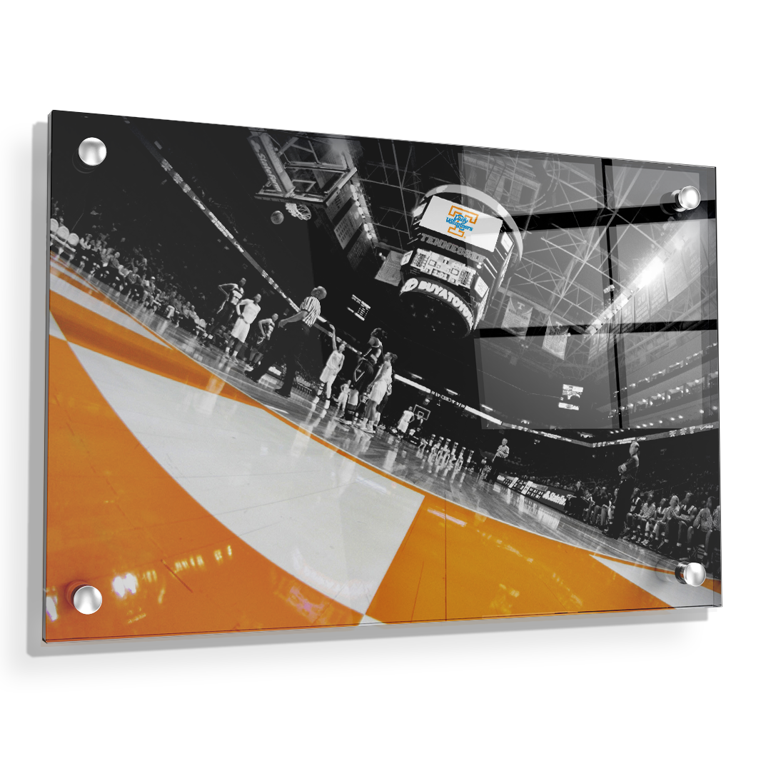 Tennessee Volunteers - Lady Vol Swish - College Wall Art #Canvas