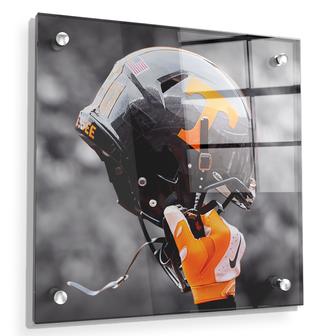 Tennessee Volunteers - Smokey Gray Helmet - College Wall Art #Canvas