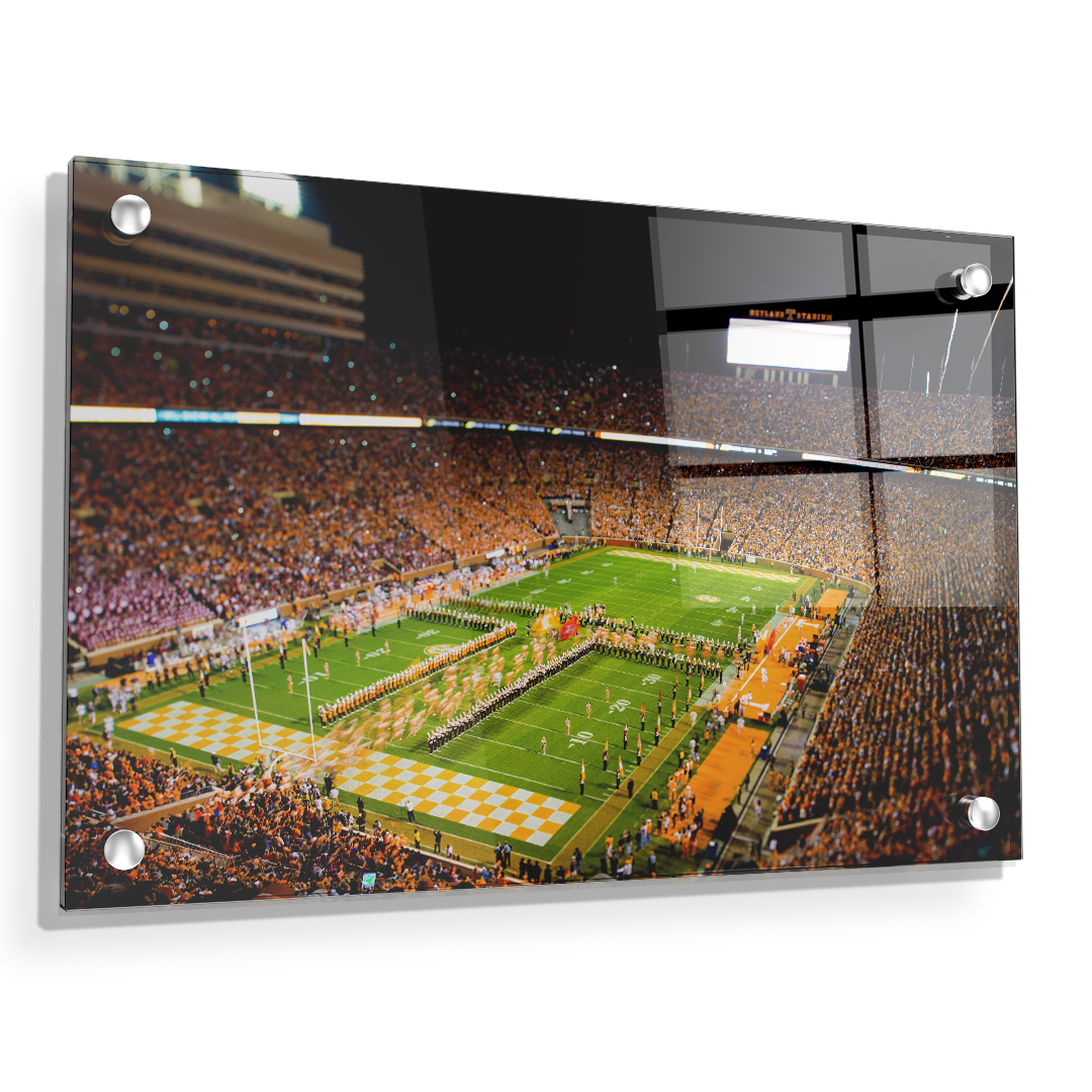 Tennessee Volunteers - Running Through the T 2015 - College Wall Art #Canvas