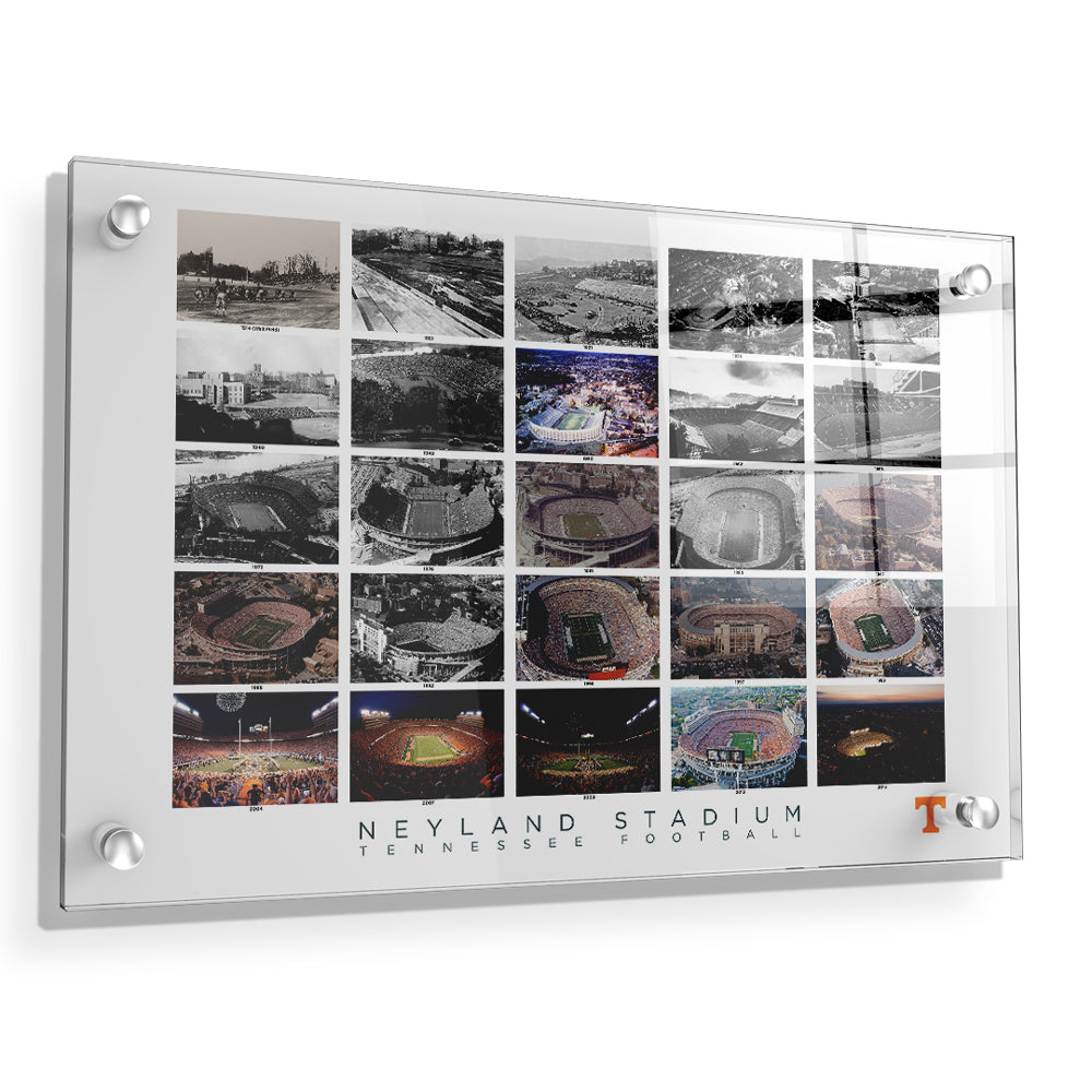 Tennessee Volunteers - History of Neyland Stadium - College Wall Art #Canvas