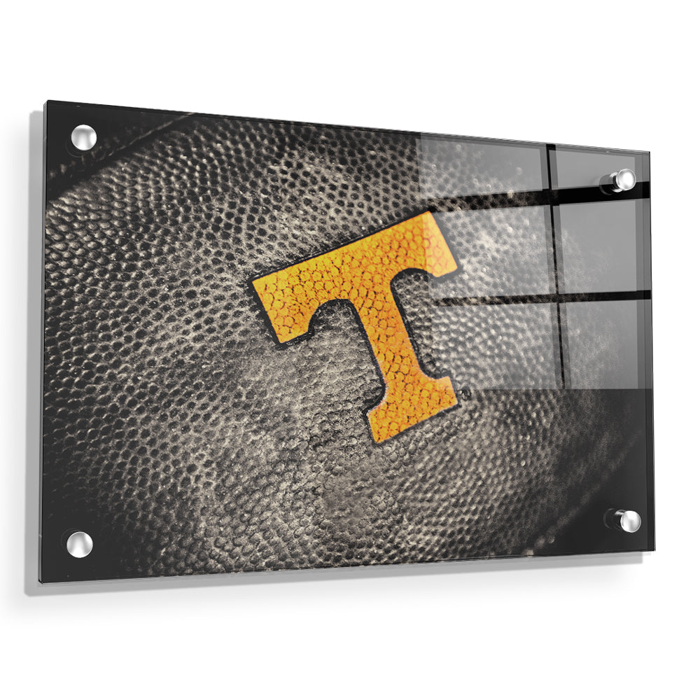 Tennessee Volunteers - Power T Football - College Wall Art #Canvas