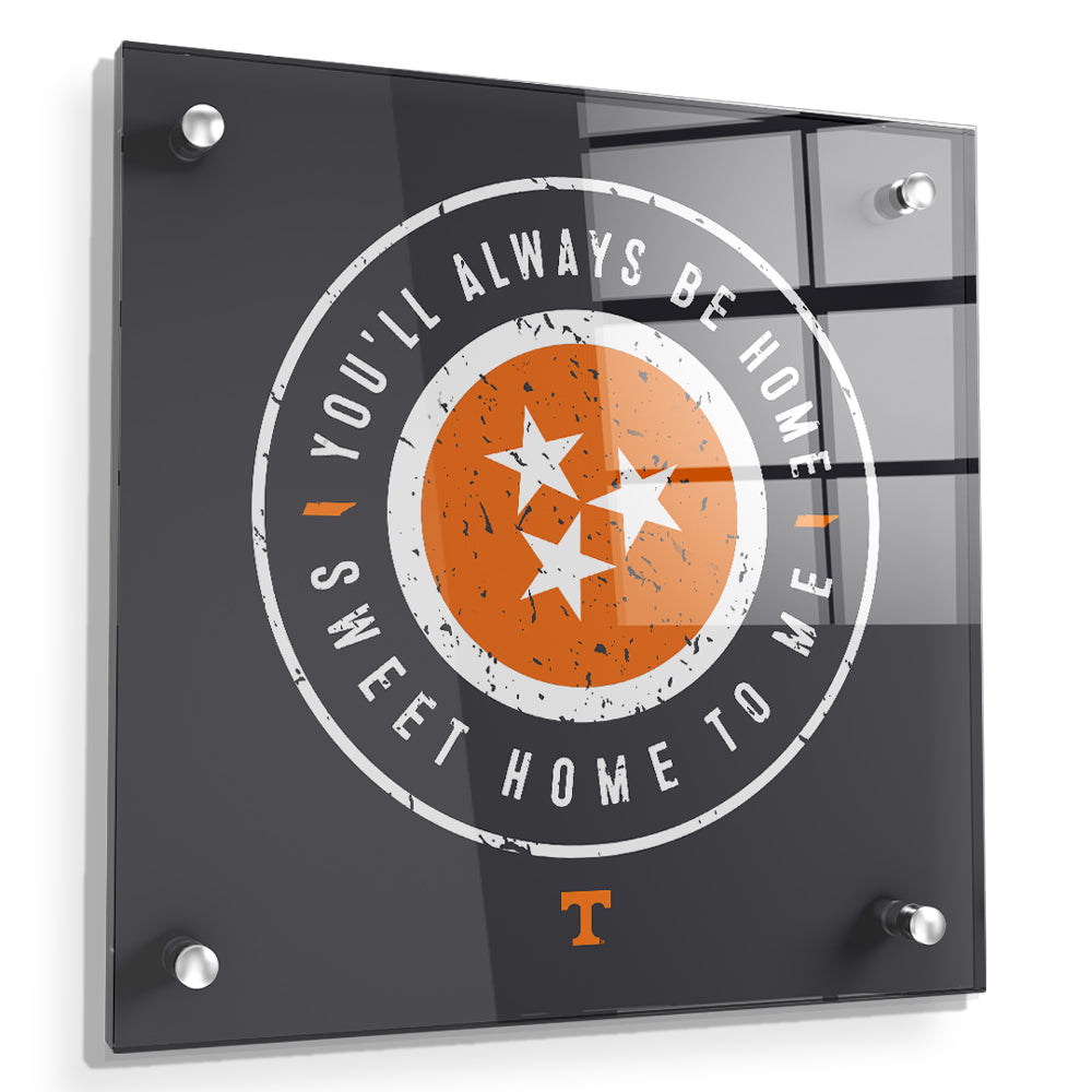 Tennessee Volunteers - TN You'll Always be Home - College Wall Art #Canvas
