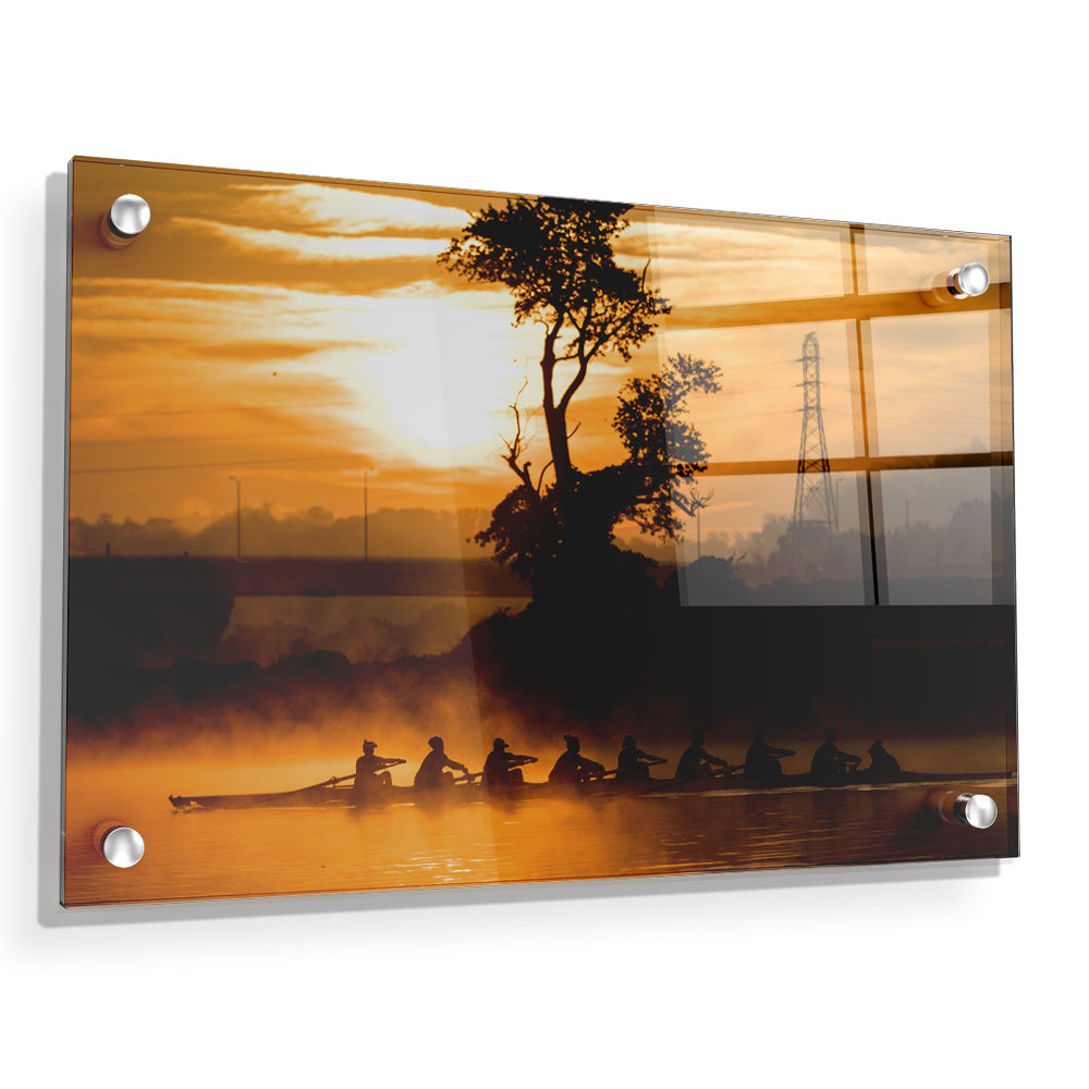 Tennessee Volunteers - Sunrise Row - College Wall Art #Canvas