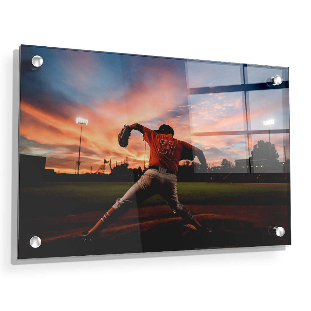 Tennessee Volunteers - Sunset Pitch - College Wall Art #Canvas