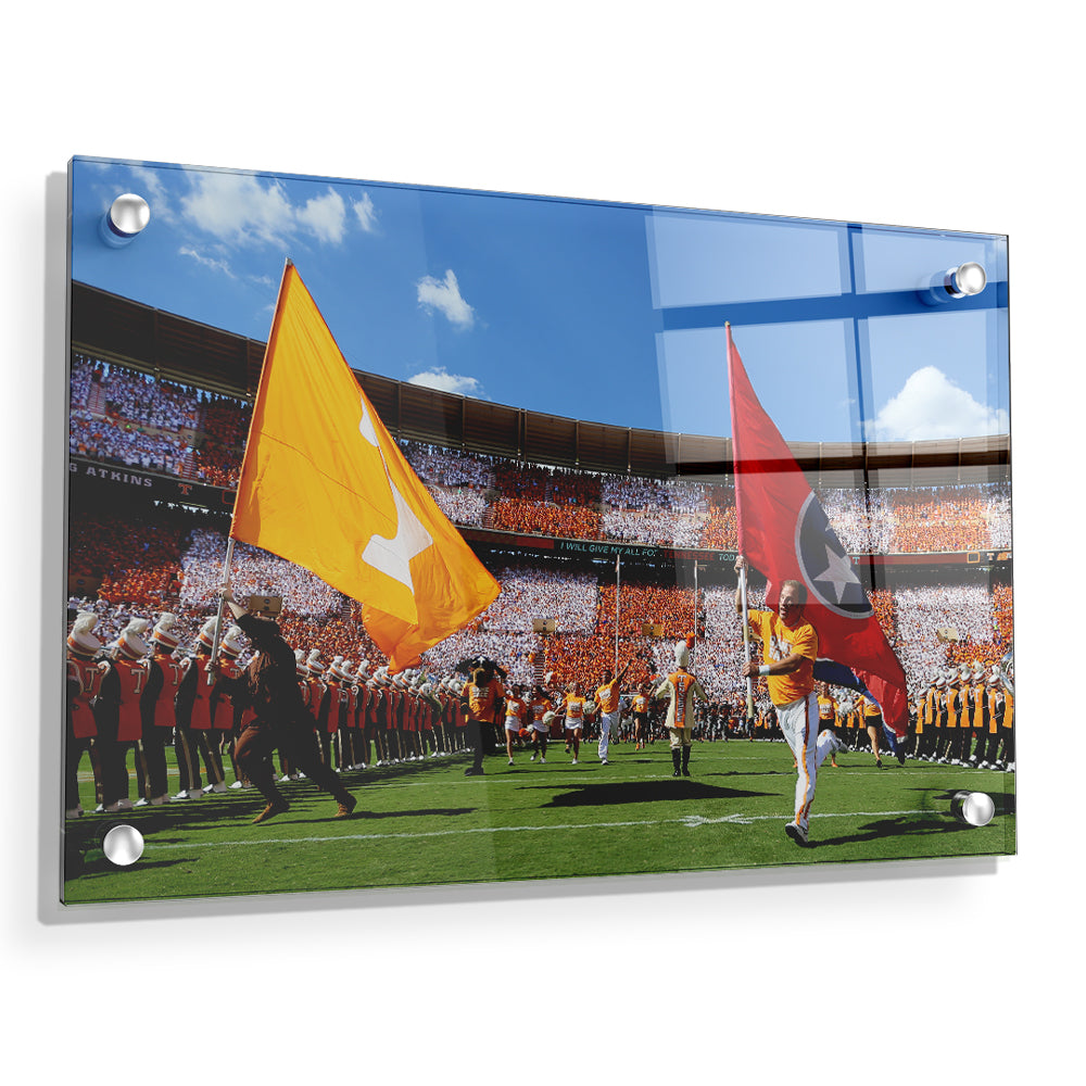 Tennessee Volunteers - Tennessee Checkerboard Neyland - College Wall Art #Canvas