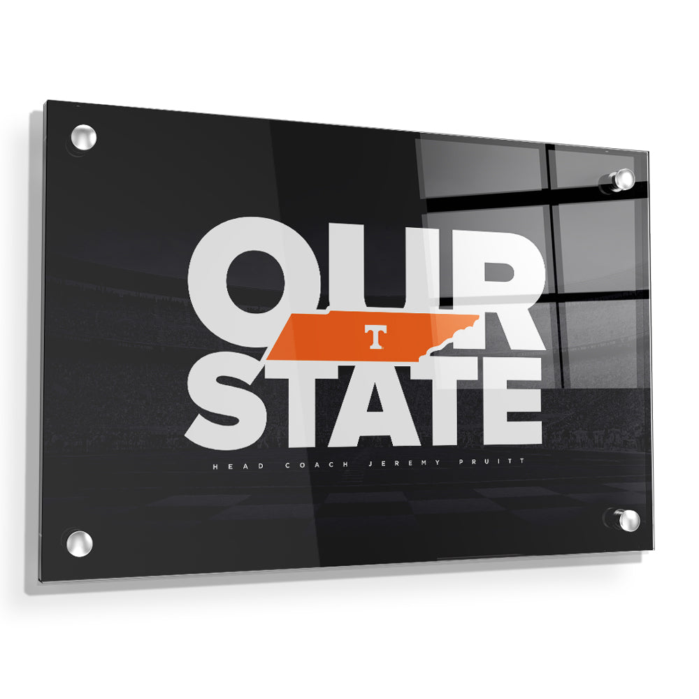 Tennessee Volunteers - Our State - College Wall Art #Canvas