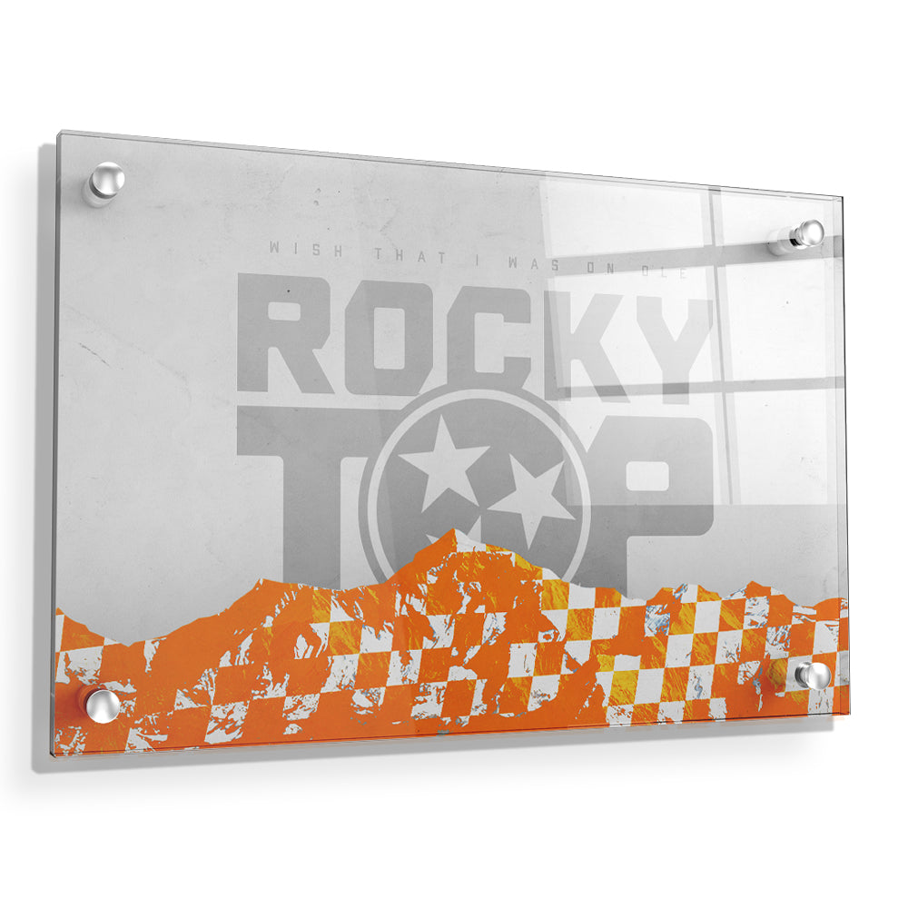 Tennessee Volunteers - On Ole Rocky Top - College Wall Art #Canvas