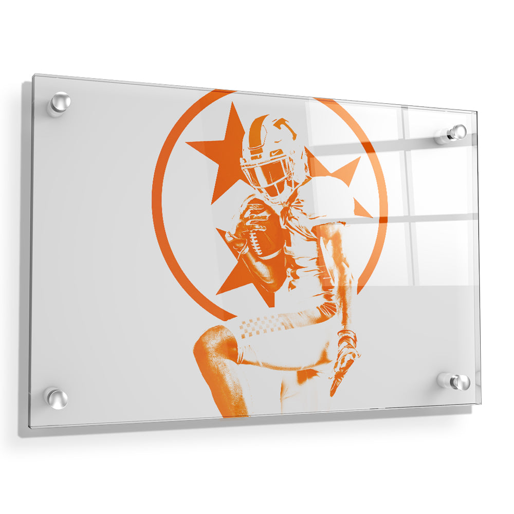 Tennessee Volunteers - Heisman Tri Star - College Wall Art #Canvas