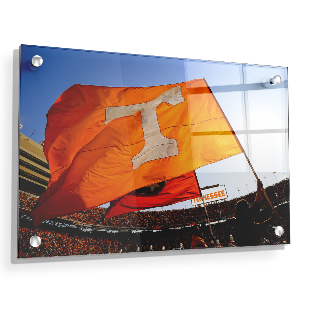 Tennessee Volunteers - T Flags - College Wall Art #Canvas