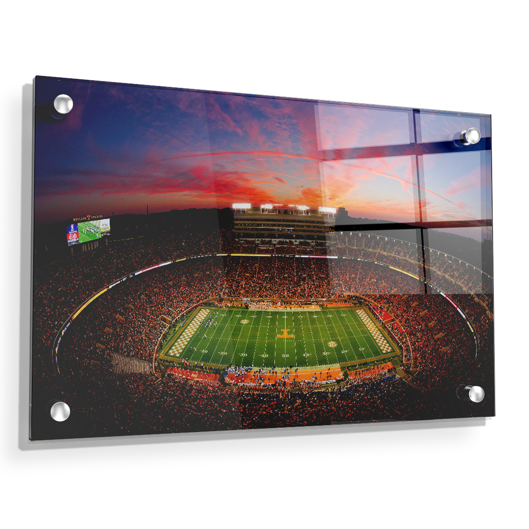 Tennessee Volunteers -Neyland Blaze - College Wall Art #Canvas