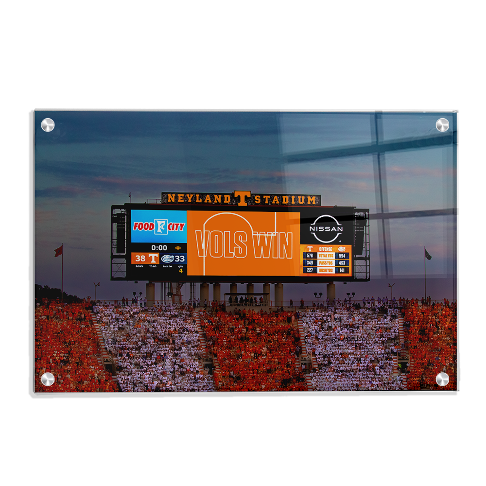 Tennessee Volunteers - Vols Win - College Wall Art #Canvas