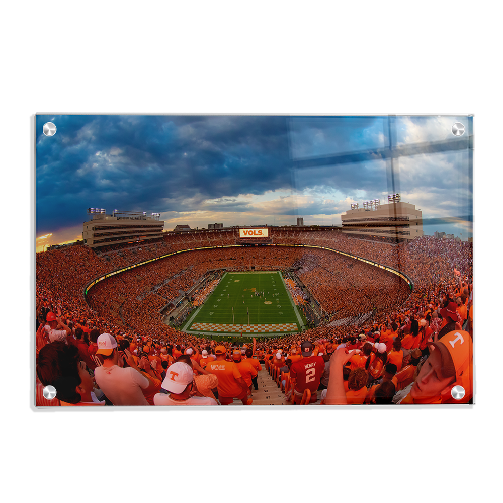 Tennessee Volunteers - Neyland Stadium Orange Out - College Wall Art #Canvas