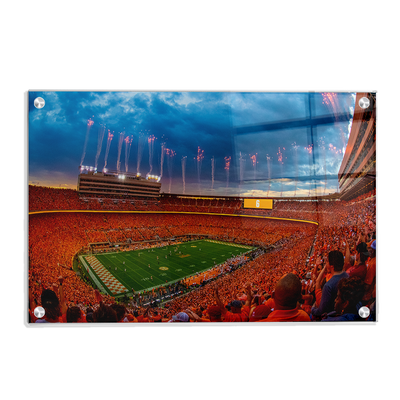 Tennessee Volunteers -Give Him 6 Sunset - College Wall Art #Acrylic